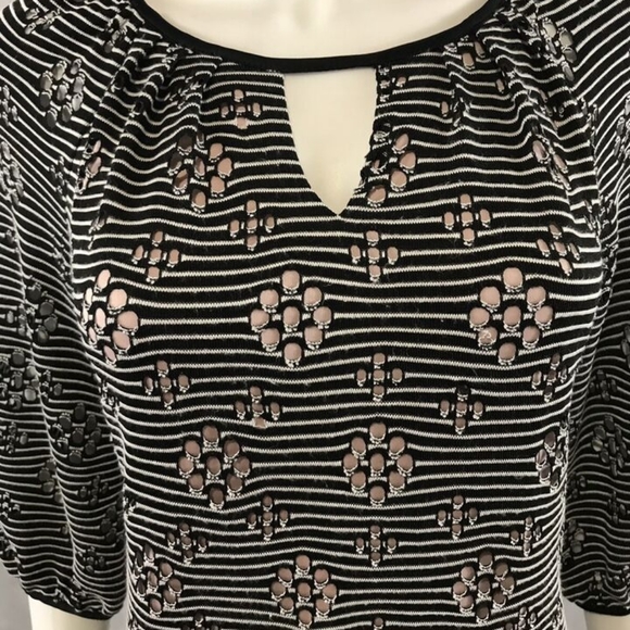 Madison Leigh black blush cutout dress sz 4 *M1 - Picture 2 of 6